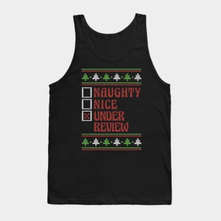 Retro Naughty Nice Under Review // Ugly Xmas Sweater Style Tank Top